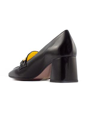 Black leather loafer MARA BINI | T241NERO